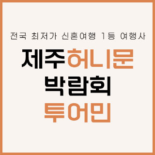 11월 제주 투어민 허니문 박람회